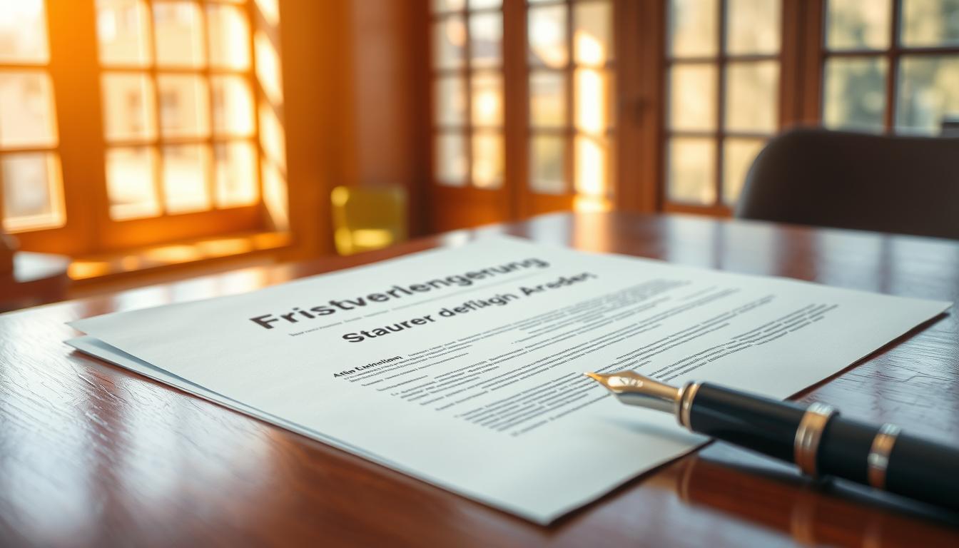 Fristverlängerung Steuererklärung Antrag