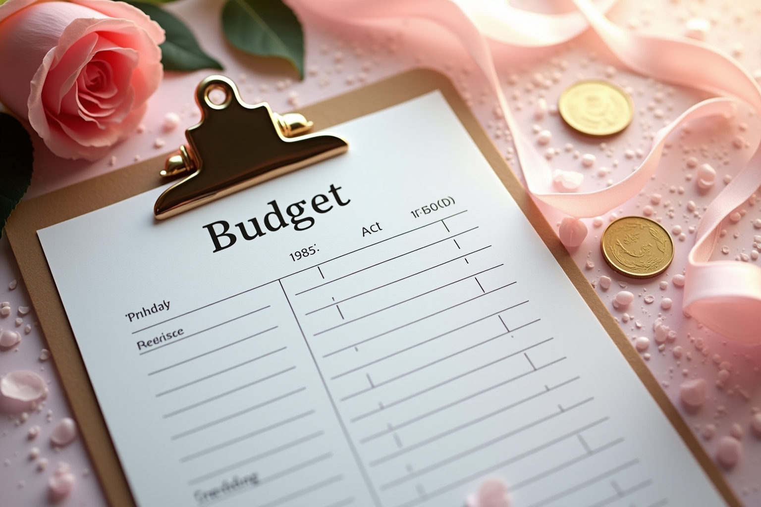 Hochzeitsbudget clever planen und verwalten